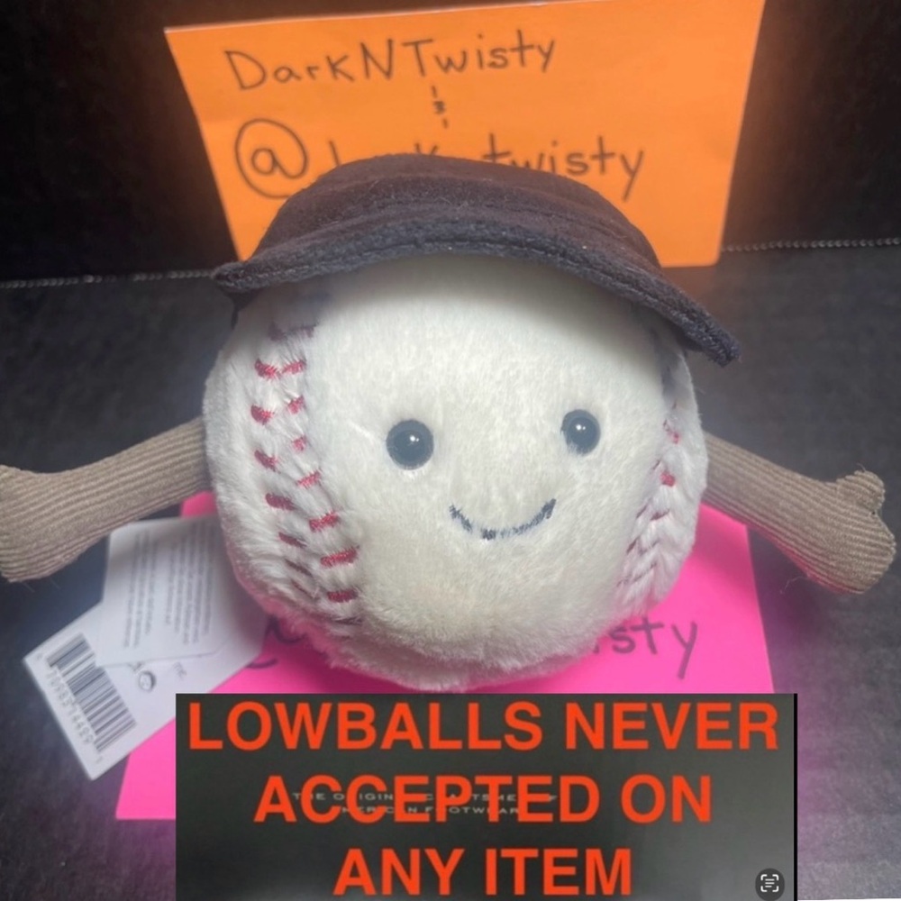 RETIRED BNWT ORIGINAL 2023 JELLYCAT AMUSEABLE BASEBALL PLUSH PRICE FIRM